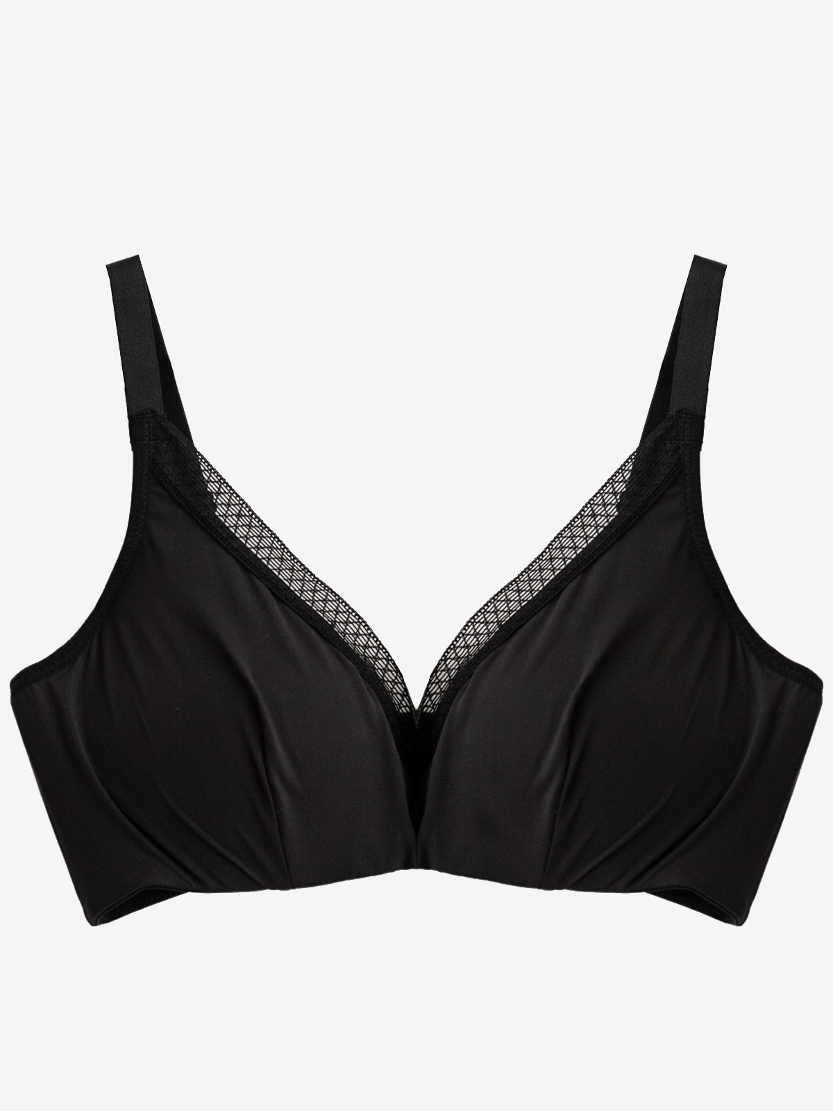 Soutien-gorge confortable en Dentelle Mélangée de soie (Culotte non incluse)