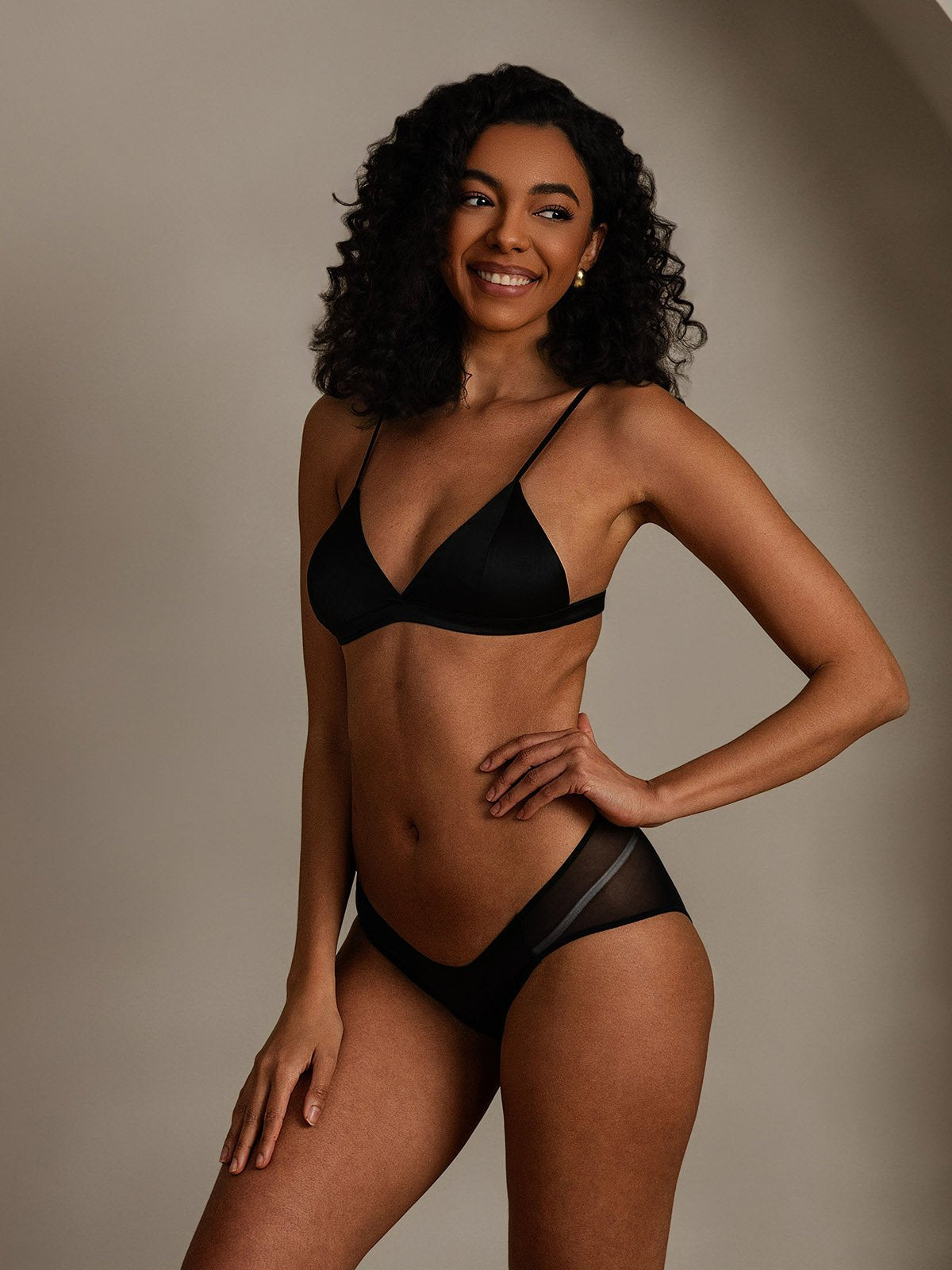 Pure Soie Ensemble soutien-gorge et culotte- 2 pièces