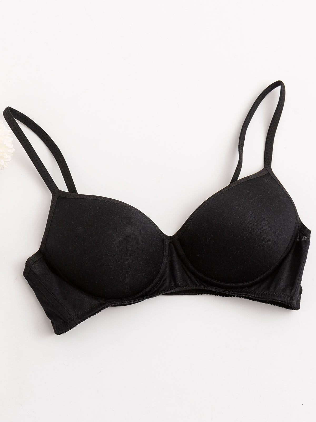 Brassière de sport sans fil en mélange de soie (Culotte non incluse)